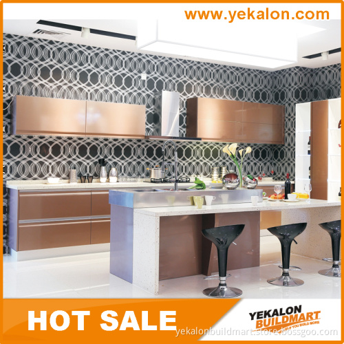 New Top Selling Aluminium Kitchen Cabinet Color Combination, China Kitchen Cabinet Factory